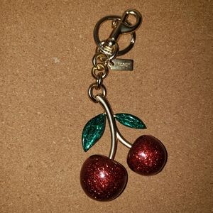 Coach Cherry keychain